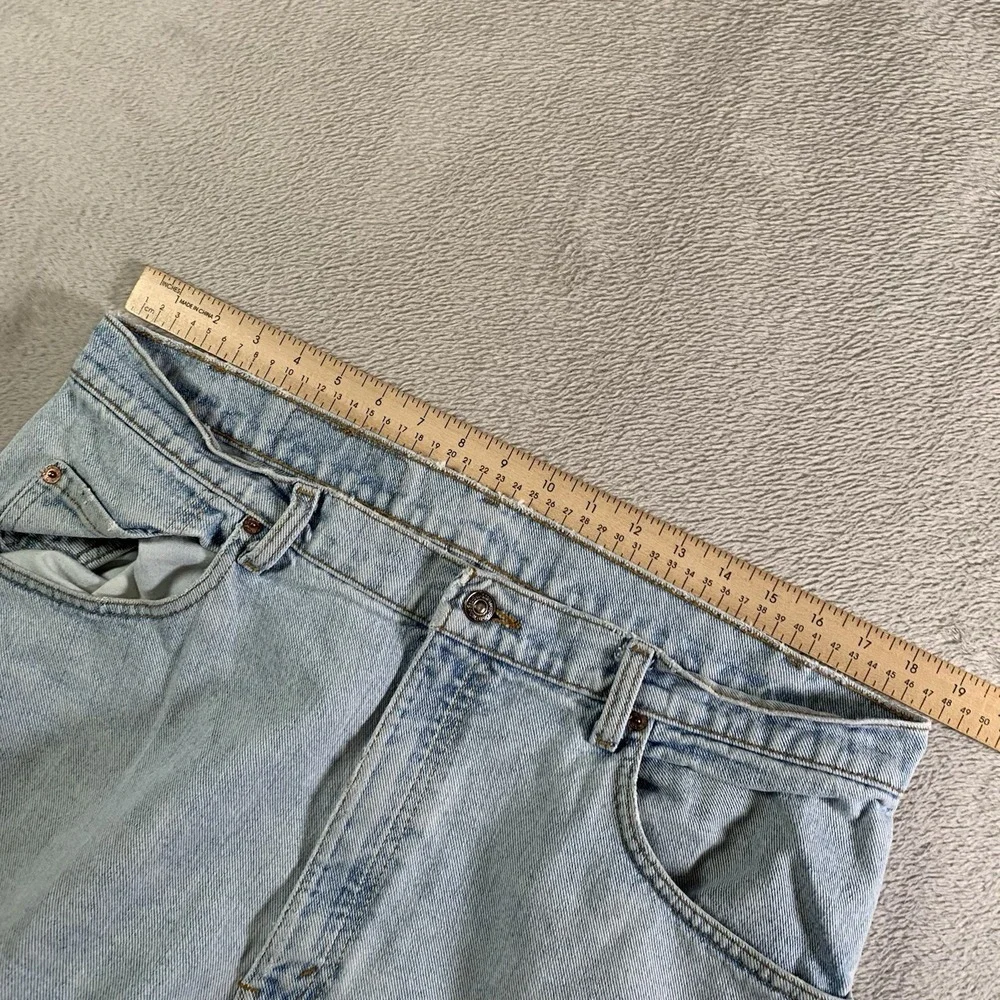 Vintage Levis 560 Jeans Mens 38x28 (Tag 38x30) Blue Light Wash Denim Made In USA